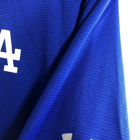 Under Armour Los Angeles LA Dodgers Mens Polo - Picture 3 of 12